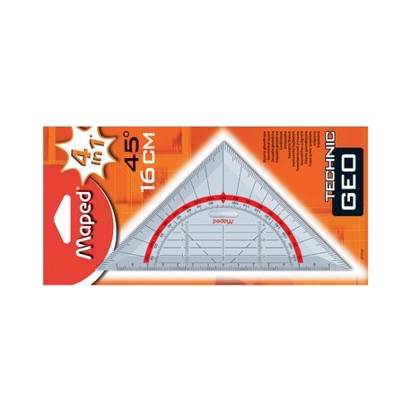 Maped Équerre geométrique technic, hypothénuse: 160 mm,