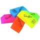 Läufer gomme en plastique translucide, assorti