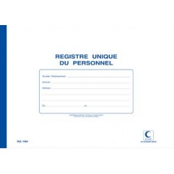Elve registre"registre unique du personnel" 48 pages,210x297