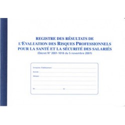 Elve registre "evaluation des risques professionnels"