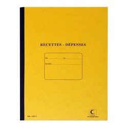 Elve registre "recettes/dépenses", 80 pages, 297 x 210 mm