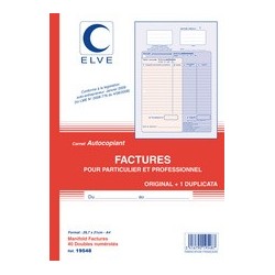 Elve manifold "facturier: auto-entrepreneurs", 40 feuillets