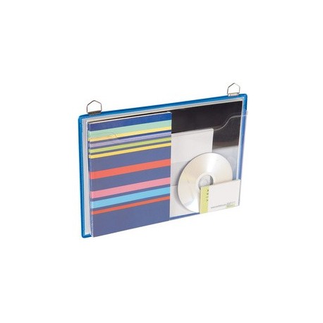 Tarifold tview porte-brochures a4, transversal, bleu