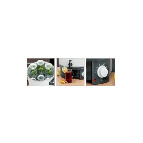 Clatronic stérilisateur eka 3338, 2en1, emaillé