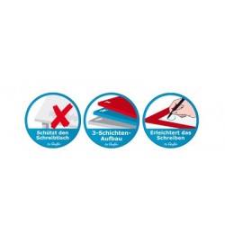 Läufer sous-mains durella flexoplan ds, bleu