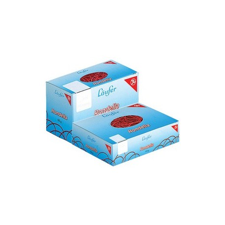 Läufer bracelets élastiques rondella dans un carton, 500 g,
