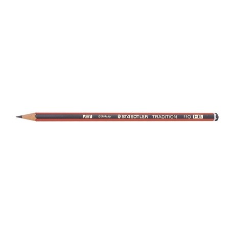 Staedtler crayon tradition 110, graduation: 2b, hexagonal,