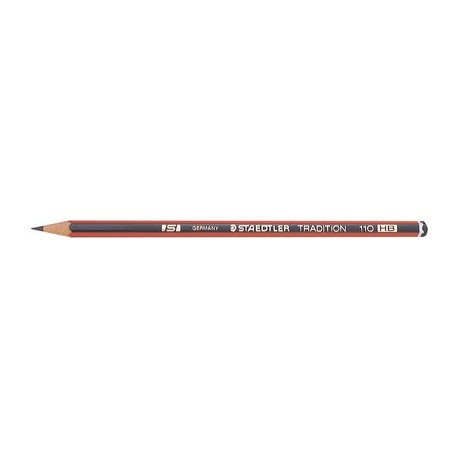 Staedtler crayon tradition 110, graduation: b, hexagonal