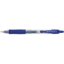 Pilot stylo à encre gel g2, retractable, encre: rouge