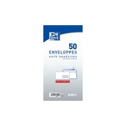 Oxford enveloppes , dl, 110 x 220 mm, 80 g, autocollantes