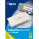 Agipa etiquettes d'adresses, 70 x 31mm, blanc, rectangulaire