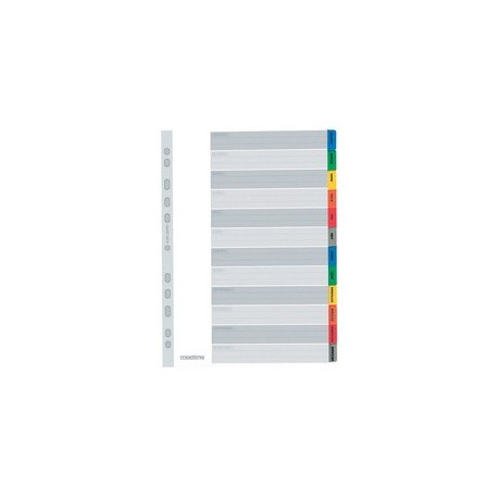 Elba intercalaires mensuel, en carton mylar, en couleur,