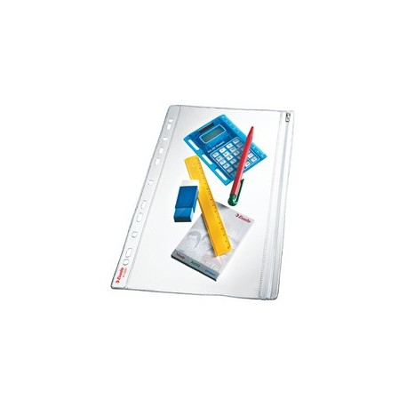 Esselte pochette fourre-tout, a4, pvc, grainée, 0,20 mm