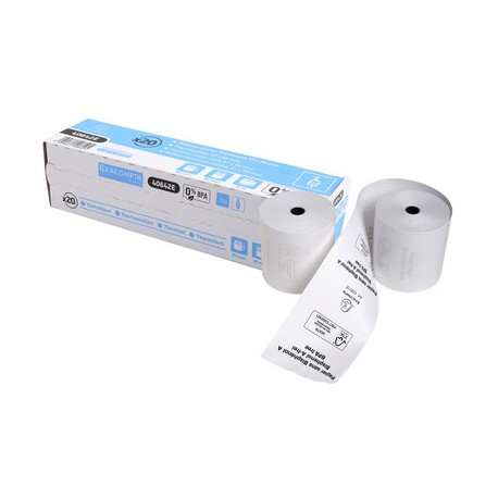 Exacompta bobines thermiques pour caisses, 80 mm x 76 m (LOT DE 5)