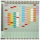 Nobo planning annuel professionel français (l)660 x (h)645mm
