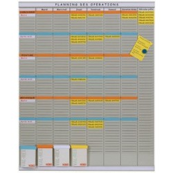 Nobo kit planing en français / tableau t-cartes, 8