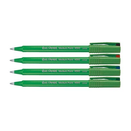 Pentel stylo roller encre ball pentel r56, noir