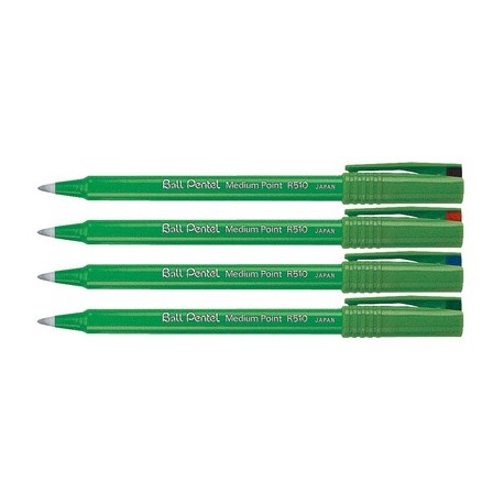 Pentel stylo roller encre ball pentel r56, vert