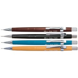 Pentel portemines p203, marron, diamètre de mines: 0,3 mm