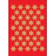 Herma sticker de nöel "étoiles", 8 mm, doré,