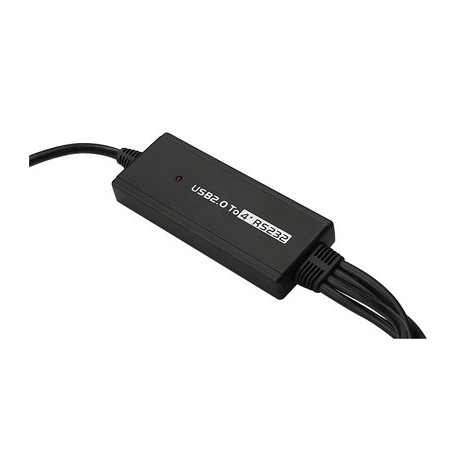 Digitus usb 2.0 - 4 x rs232 adapterkabel, 1 mbit/sek.