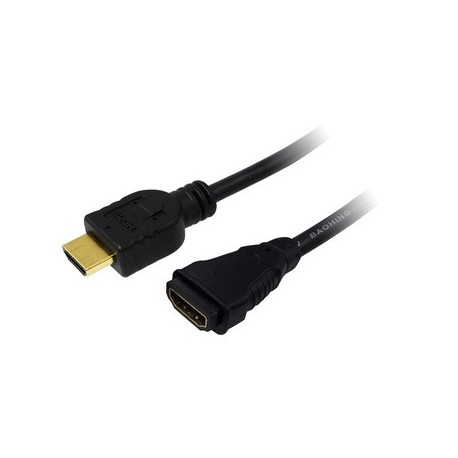 Logilink hdmi verlängerungskabel 1.4, schwarz, 2,0 m