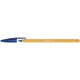 Bic stylo à bille orange, couleur d'encre: bleu