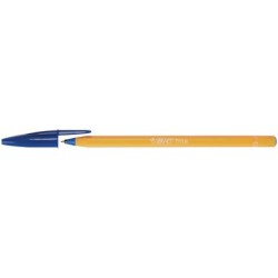 Bic stylo à bille orange, couleur d'encre: bleu
