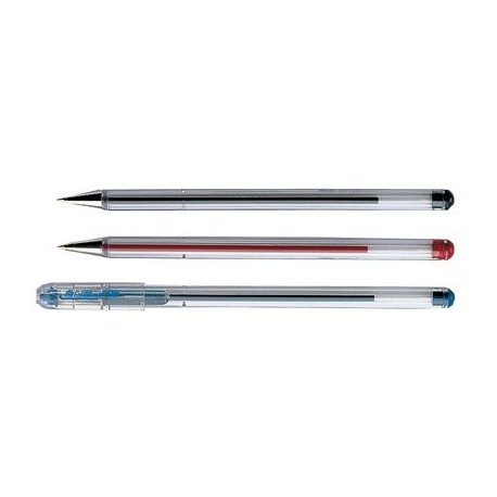 Pentel stylo à bille superb bk77, rouge