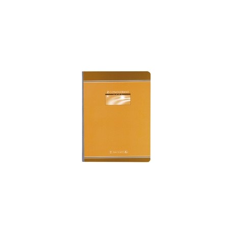 Conquerant sept cahier, broché, 170 x 220 mm, seyés