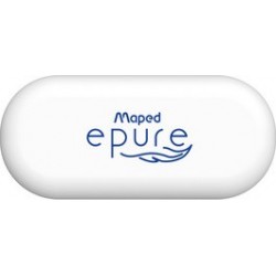 Maped gomme plastique epure, ovale, blanc