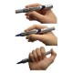 Pentel marqueur pour tableau blanc maxiflo mwl5s, bleu