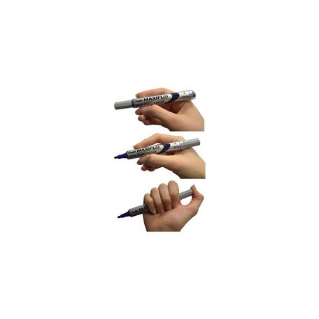 Pentel marqueur pour tableau blanc maxiflo mwl5s, bleu