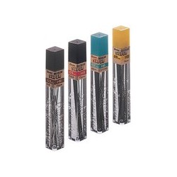 Pentel etui mines hi-polymer super, dureté: 2h