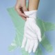 Papstar gant en coton, taille: xl, par 12, blanc