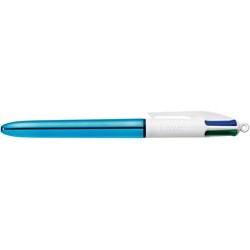 Bic stylo à bille rétractable 4colours shine, tracé: 0,32 mm
