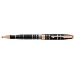 Parker stylo à bille sonnet ciselé argent violet p.g.t.