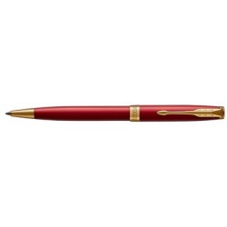 Parker stylo à bille sonnet ciselé argent et laque noire g.t