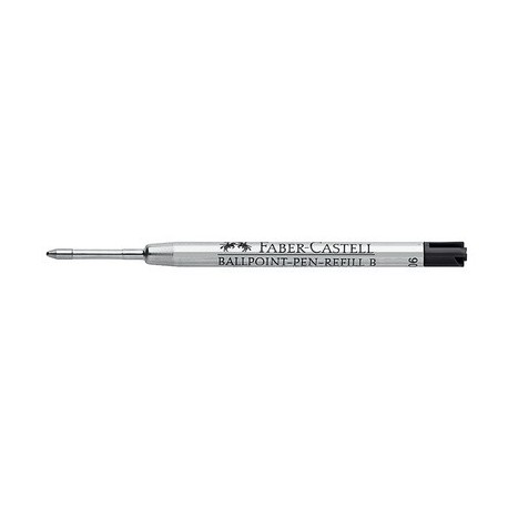 Faber-castell recharge grand volume b stylo à bille, noir