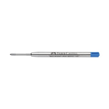 Faber-castell recharge pour stylo à bille xb, bleu