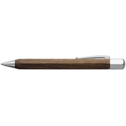 Faber-castell stylo à bille rotatif ondoro chêne fumé
