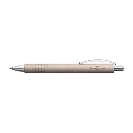 Faber-castell stylo à bille essentio aluminium, noir
