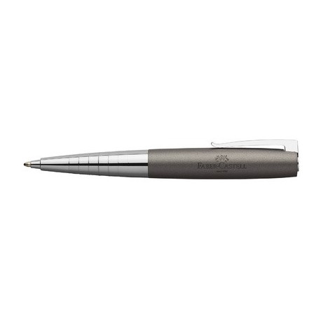 Faber-castell stylo à bille loom metallic, bleu clair