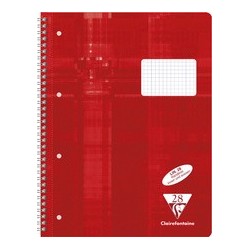 Clairefontaine cahier spiralé, a4, uni, 160 pages