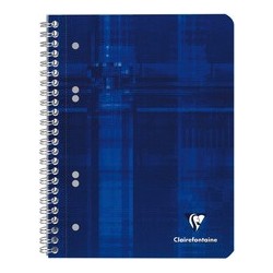 Clairefontaine cahier spiralé, a5, ligné 8 mm, 160 pages