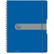 Herlitz cahier à spirales easy orga to go, a4, noir