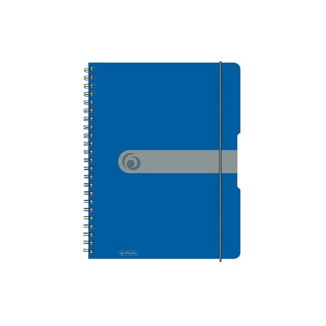 Herlitz cahier à spirales easy orga to go, a4, noir