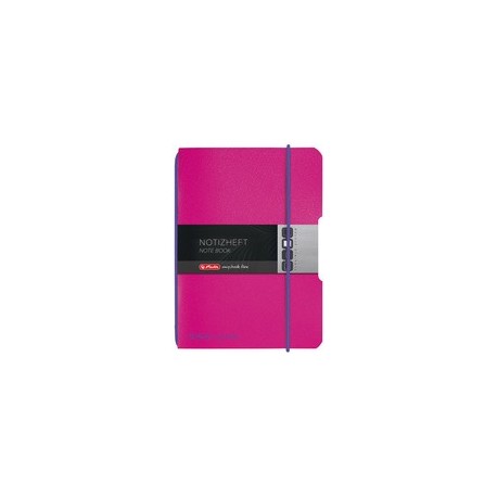 Herlitz carnet de notes my.book flex, a6, pp, bleu