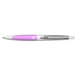 Herlitz stylo à encre gel my.pen, blanc/rose