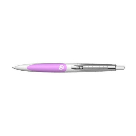 Herlitz stylo à encre gel my.pen, blanc/rose